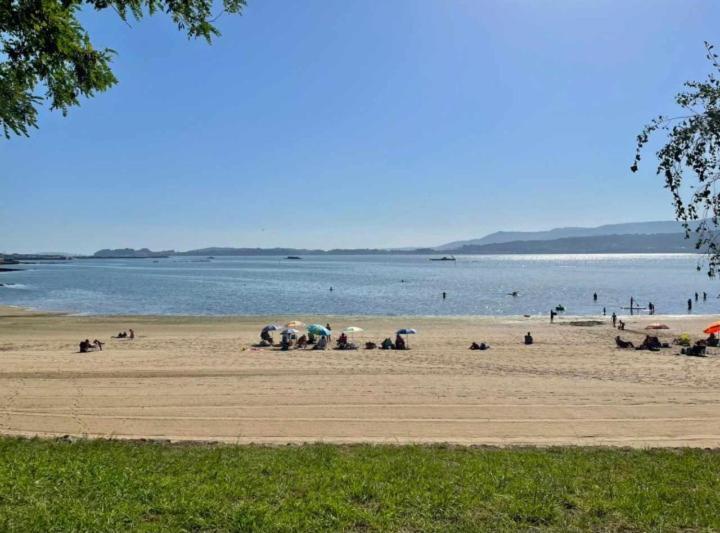 Apartamento Ático con vistas a la ría de Arosa Rianjo Exterior foto